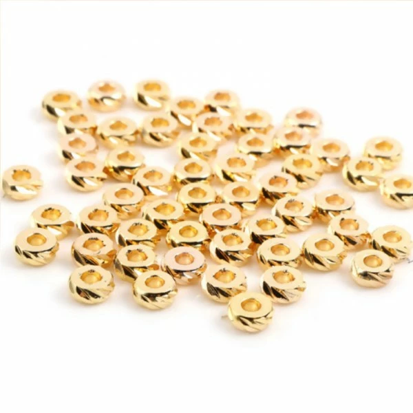 Remise đ Perlesmania Pate Cernit PS11757721 PAX 5 Perles Intercalaires Rondelles 5mm Cuivre PlaquĂ© Or 18KT đ 3 Remise đ Perlesmania Pate Cernit PS11757721 PAX 5 Perles Intercalaires Rondelles 5mm Cuivre PlaquĂ© Or 18KT đ
