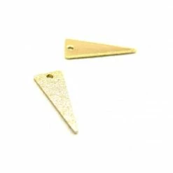 Promo 💯 Perlesmania Pate Cernit PS110207671 PAX 2 Pendentifs Triangle 13 Par 5mm Cuivre Finition OR 18KT ✔️