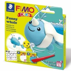Offres ⭐ Mini Kit Fimo Kids - Baleine Funny 💯