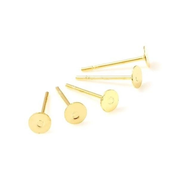 Top 10 ❤️ Perlesmania Pate Cernit PS11000430 PAX 6 Boucles D'oreille - Puce Plateau 4 Mm - Avec Attache - Cuivre - Plaqué Or 18KT - Av ⌛ 3 Top 10 ❤️ Perlesmania Pate Cernit PS11000430 PAX 6 Boucles D'oreille - Puce Plateau 4 Mm - Avec Attache - Cuivre - Plaqué Or 18KT - Av ⌛
