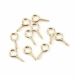 Les meilleures critiques de 🧨 Perlesmania Pate Cernit PS11671667 PAX Environ 100 Pitons à Visser 10 Par 5mm Métal Coloris Or Clair 😀