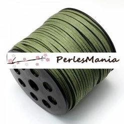Remise 🎉 Perlesmania Pate Cernit Lot De 5 M De Cordon En Suédine Kaki 3 Mm Aspect Daim Ref 1138 👍