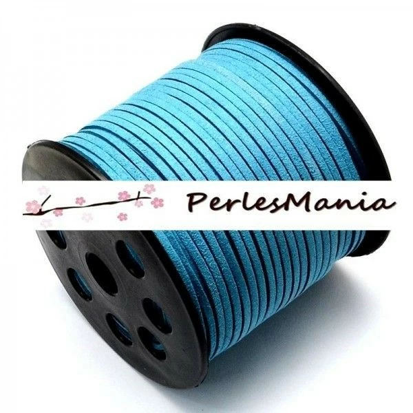 Remise ✨ Perlesmania Pate Cernit Lot De 5 M De Cordon En Suédine Bleu 3 Mm Aspect Daim Ref 1080 😉 3 Remise ✨ Perlesmania Pate Cernit Lot De 5 M De Cordon En Suédine Bleu 3 Mm Aspect Daim Ref 1080 😉