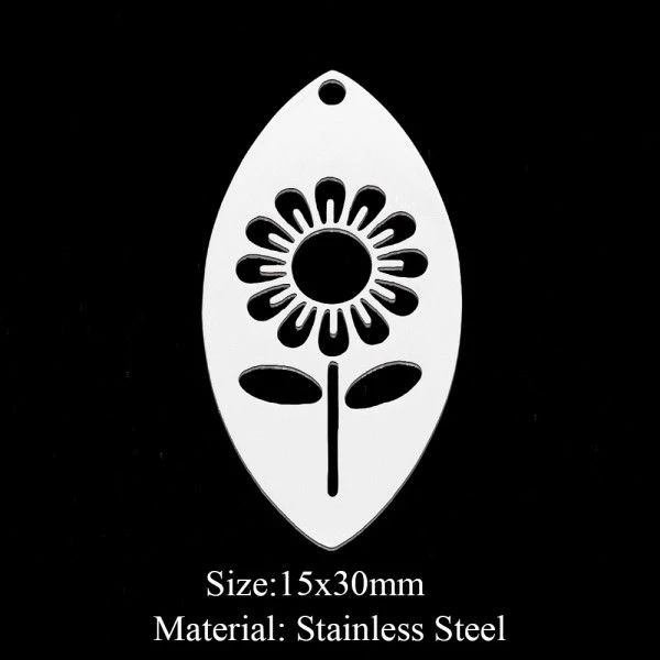 Acheter 🛒 Perlesmania Pate Cernit BU11220402100534 NO 7 PAX 1 Breloque - Ovale Avec Fleur - 15 Par 30 Mm - Argenté En Acier Inoxydable 🌟 3 Acheter 🛒 Perlesmania Pate Cernit BU11220402100534 NO 7 PAX 1 Breloque - Ovale Avec Fleur - 15 Par 30 Mm - Argenté En Acier Inoxydable 🌟