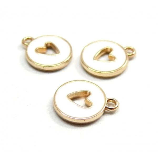 Budget đ€© Perlesmania Pate Cernit PS11844404 PAX 4 Sequins MĂ©daillons RĂ©sine Ă©maillĂ©s CĆUR 12 Mm Blanc MĂ©tal DorĂ© đ„ 3 Budget đ€© Perlesmania Pate Cernit PS11844404 PAX 4 Sequins MĂ©daillons RĂ©sine Ă©maillĂ©s CĆUR 12 Mm Blanc MĂ©tal DorĂ© đ„