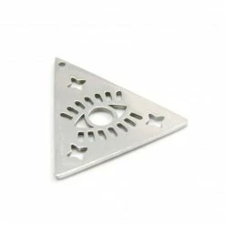 Budget 🥰 Perlesmania Pate Cernit PS11847095 PAX 2 Pendentifs Triangle Étoile, Œil De La Protection, Grigri 25 Mm, Acier Inoxydable Fi 🥰