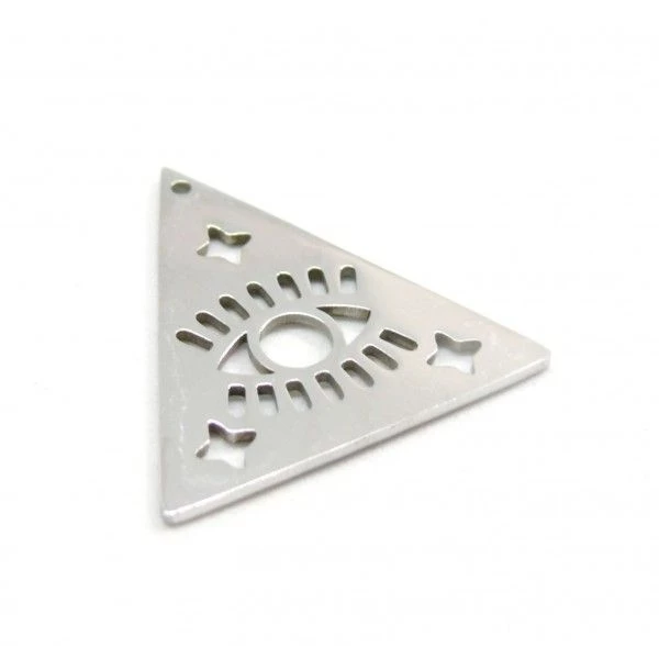 Budget 🥰 Perlesmania Pate Cernit PS11847095 PAX 2 Pendentifs Triangle Étoile, Œil De La Protection, Grigri 25 Mm, Acier Inoxydable Fi 🥰 3 Budget 🥰 Perlesmania Pate Cernit PS11847095 PAX 2 Pendentifs Triangle Étoile, Œil De La Protection, Grigri 25 Mm, Acier Inoxydable Fi 🥰