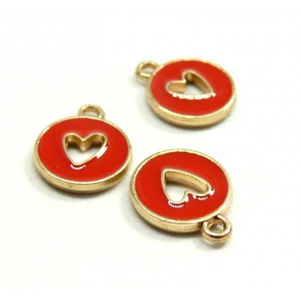 Nouveau đ Perlesmania Pate Cernit PS11844405 PAX 4 Sequins MĂ©daillons RĂ©sine Ă©maillĂ©s CĆUR 12 Mm Rouge MĂ©tal DorĂ© â 3 Nouveau đ Perlesmania Pate Cernit PS11844405 PAX 4 Sequins MĂ©daillons RĂ©sine Ă©maillĂ©s CĆUR 12 Mm Rouge MĂ©tal DorĂ© â