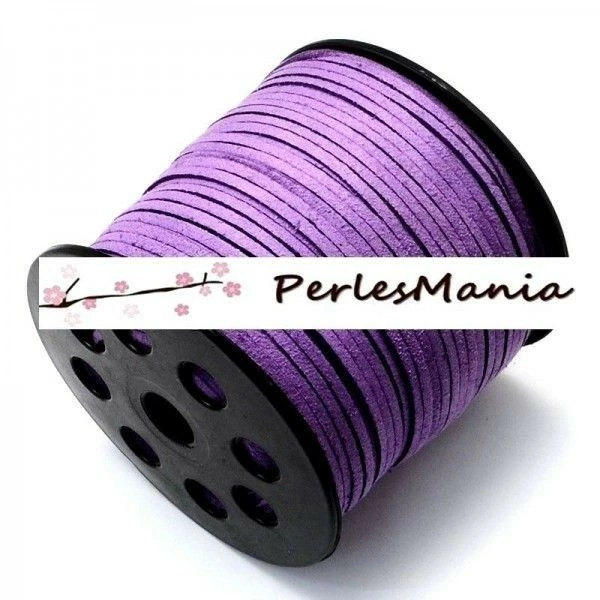 De gros ⭐ Perlesmania Pate Cernit Lot De 5 M De Cordon En Suédine Violet 3 Mm Aspect Daim Ref 1068 🔔 3 De gros ⭐ Perlesmania Pate Cernit Lot De 5 M De Cordon En Suédine Violet 3 Mm Aspect Daim Ref 1068 🔔
