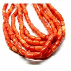 Le moins cher 🛒 Perlesmania Pate Cernit Lot D'environ 20 Cm Perles De Corail Bambou De Mer Oblong Orange Saumon 6 Par 9 Mm 🛒