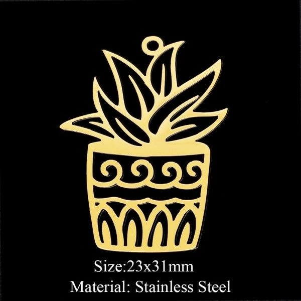 Acheter đ Perlesmania Pate Cernit BU11220402100534 NO 4 PAX 1 Breloque - Plante Dans Pot - 23 Par 31 Mm - DorĂ© En Acier Inoxydable 201 đ 3 Acheter đ Perlesmania Pate Cernit BU11220402100534 NO 4 PAX 1 Breloque - Plante Dans Pot - 23 Par 31 Mm - DorĂ© En Acier Inoxydable 201 đ