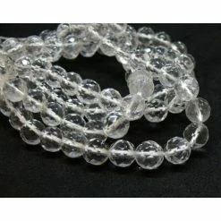 Sortie 👍 Perlesmania Pate Cernit Lot De 10 Perles Forme Rondes à Facettes 8mm CRISTAL De ROCHE GRADE AAA 👏