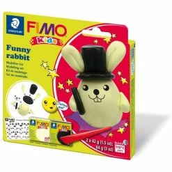 Nouveau ⌛ Fimo Fimo Kids Kit De Modelage Kids "Funny Rabbit" 🤩