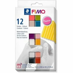 Remise 🥰 Fimo Fimo Soft Kit De Pâte à Modeler "Fashion" - Set De 12 🧨