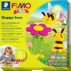 Meilleure affaire ⌛ Pate Fimo Fimo Kids Kit De Modelage Form & Play "Happy Bees" ⭐
