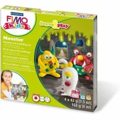 Nouveau ⭐ Pate Fimo Fimo Kids Kit De Modelage Form & Play "Monstre" 🥰