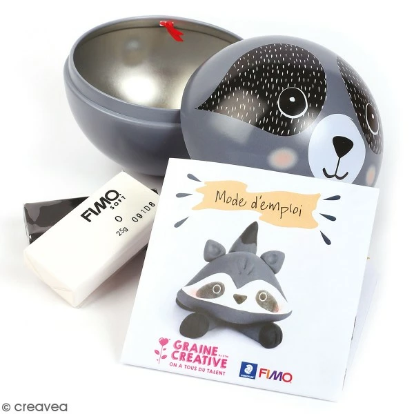 Offres 💯 Graine Créative Fimo Soft Kit Fimo Boule De Noël Métallique - Raton Laveur - 4 Pcs 🔥 3 Offres 💯 Graine Créative Fimo Soft Kit Fimo Boule De Noël Métallique - Raton Laveur - 4 Pcs 🔥