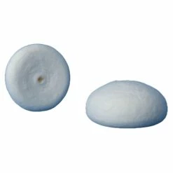 Grosses soldes 😍 Czech Beads Exclusive Fimo Kids 2pcs Blanc Tour De L'Hémisphère Du Coton Filé Tchèque FIMO Visage Formulaire Vierge En Forme De Dôme 🔥