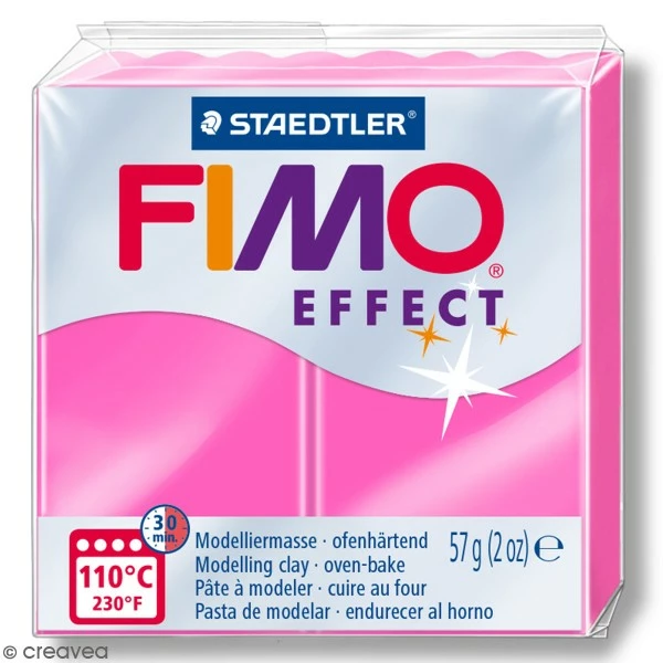 Coupon ⌛ Pâte Fimo Effect Néon Fuchsia 201 - 57 Gr ⭐ 3 Coupon ⌛ Pâte Fimo Effect Néon Fuchsia 201 - 57 Gr ⭐