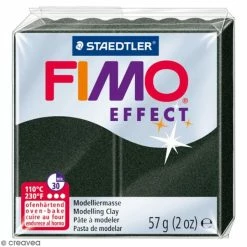 Le moins cher 🧨 Pâte Fimo Effect Noir Perle 907 - 57 Gr 🌟