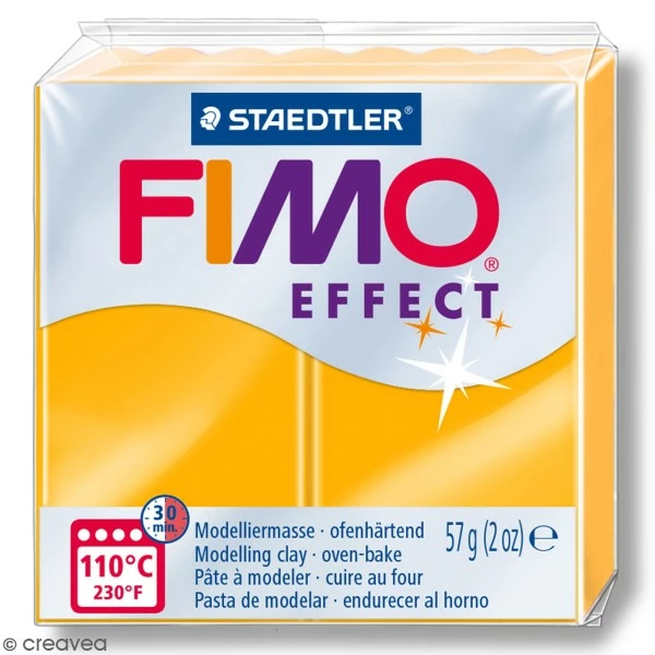 Nouveau ❤️ Pâte Fimo Effect Néon Orange 401 - 57 Gr 🤩 3 Nouveau ❤️ Pâte Fimo Effect Néon Orange 401 - 57 Gr 🤩