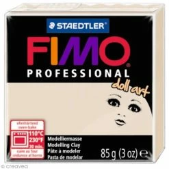 Meilleure affaire 🔥 Pâte Fimo Professional Doll Art - Beige 44 - 85 Gr ⭐