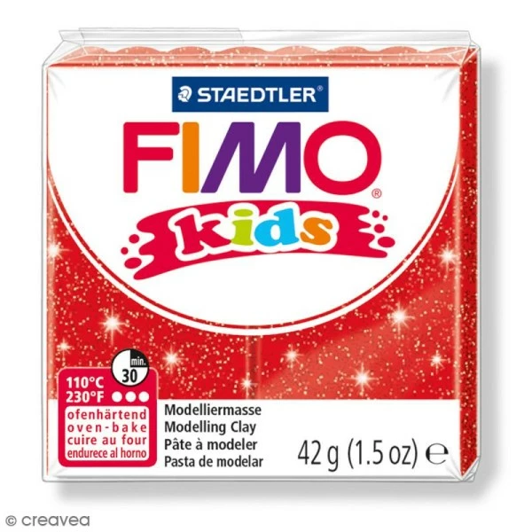 Meilleure vente đ PĂąte Fimo Kids Rouge PailletĂ© 212 - 42 G đ€© 3 Meilleure vente đ PĂąte Fimo Kids Rouge PailletĂ© 212 - 42 G đ€©