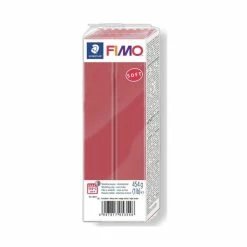 Remise 👏 Czech Beads Exclusive FIMO Soft Rouge Foncé 454g Bloc, Bricolage Miniatures, Bricolage à La Main, De L'Artisanat Fournitur ✨